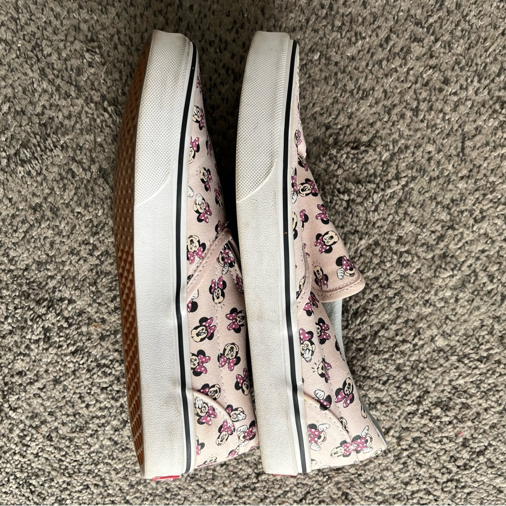 Vans Girl Minnie Mouse Slip Ons - Picture 3 of 4